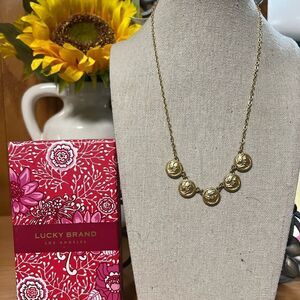 Lucky Brand Gold Charm Necklace NWT & Gift 🎁 #LBNK2